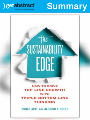 cover image of The Sustainability Edge (Summary)